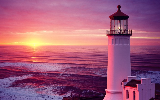 North Head Lighthouse, Cape Disappointment State Park, Washington, USA